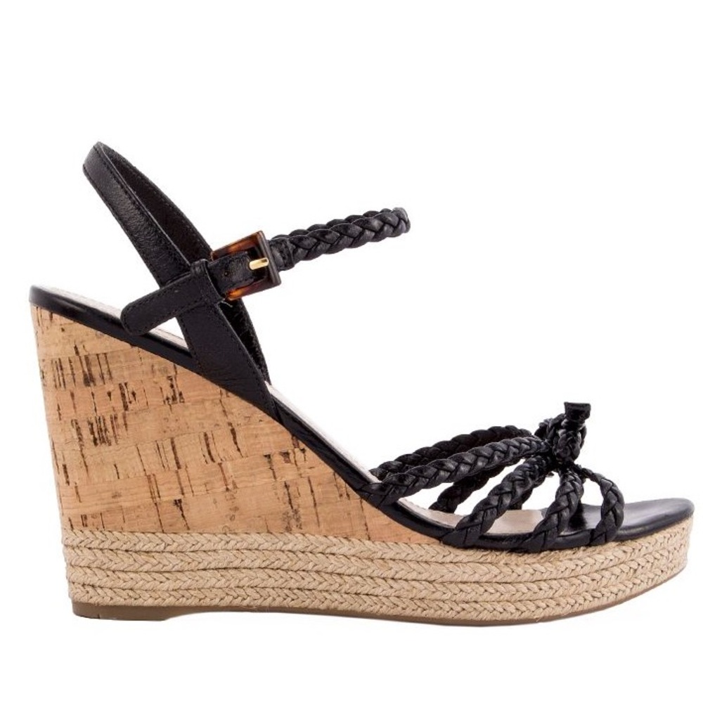 Prada Linea Rossa Wedge Sandals